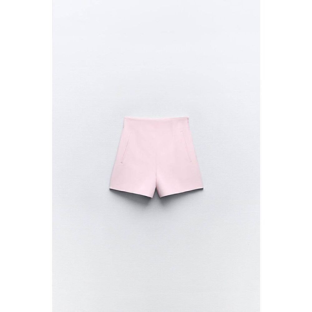 ZARA HIGH WAISTED SHORTS - Picture 4 of 8